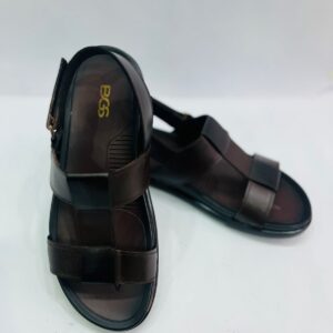 Full leather Sandal Brown