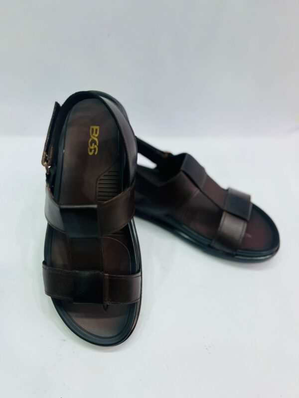 Full leather Sandal Brown